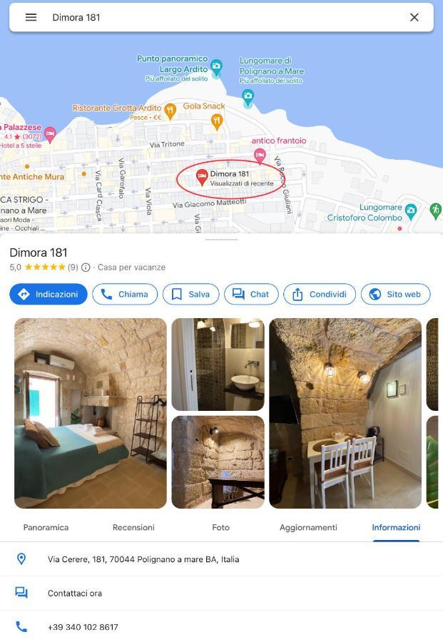 Dimora 181 Villa Polignano a Mare Luaran gambar